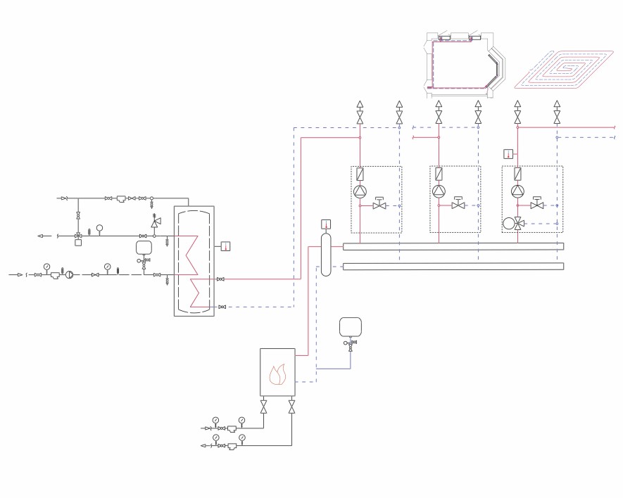 Gas line diagram