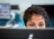 Image of a woman working in an office with air conditioning